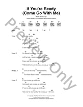 If You're Ready (Come Go with Me) Guitar and Fretted sheet music cover